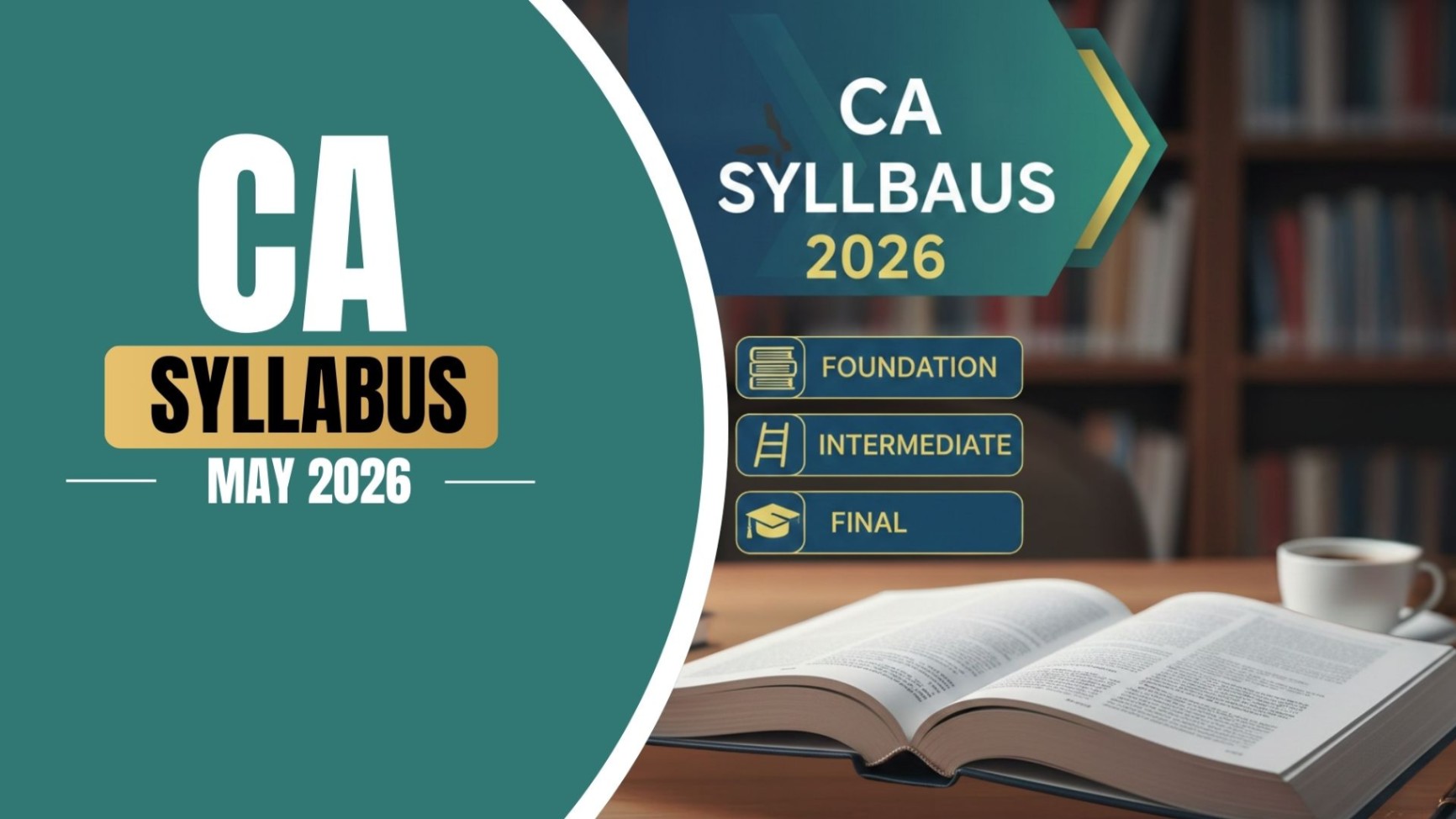 CA Syllabus 2026, Foundation, Inter, and Final Syllabus