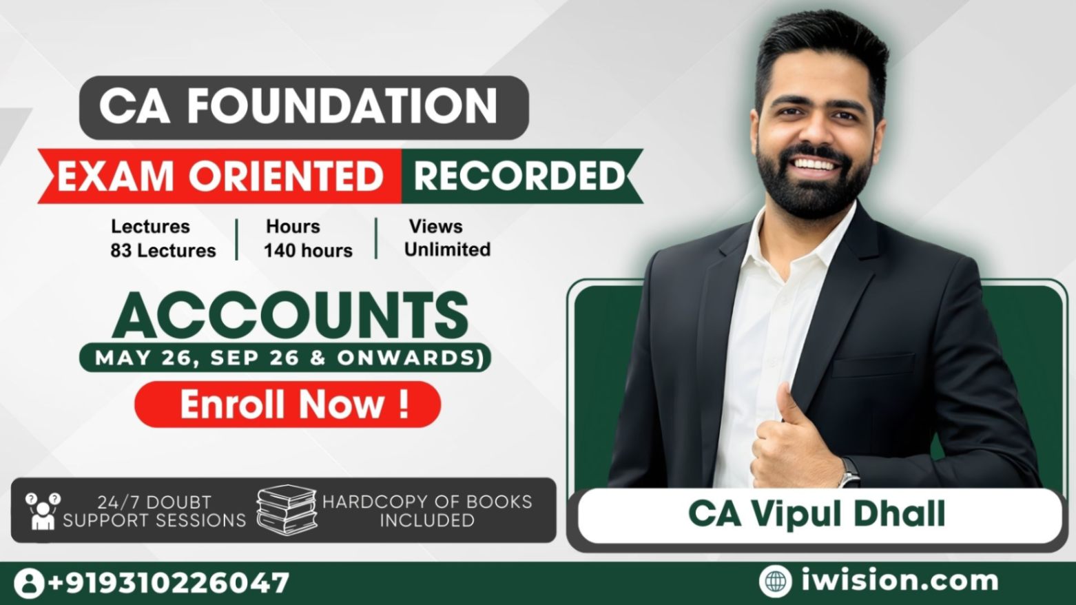 CA Foundation Accounts - Exam Oriented Batch