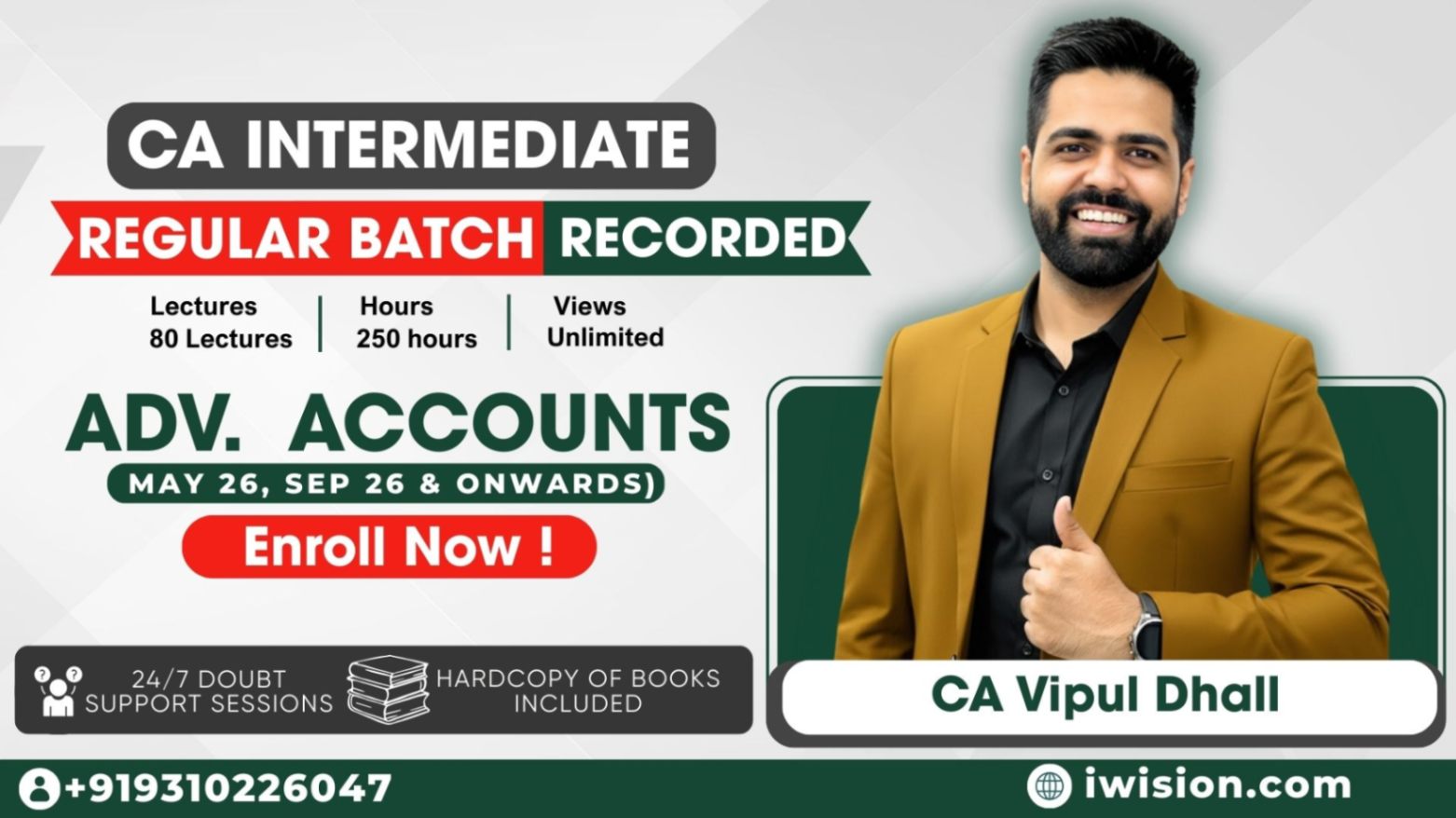 CA Inter Advanced Accounting - Regular Batch