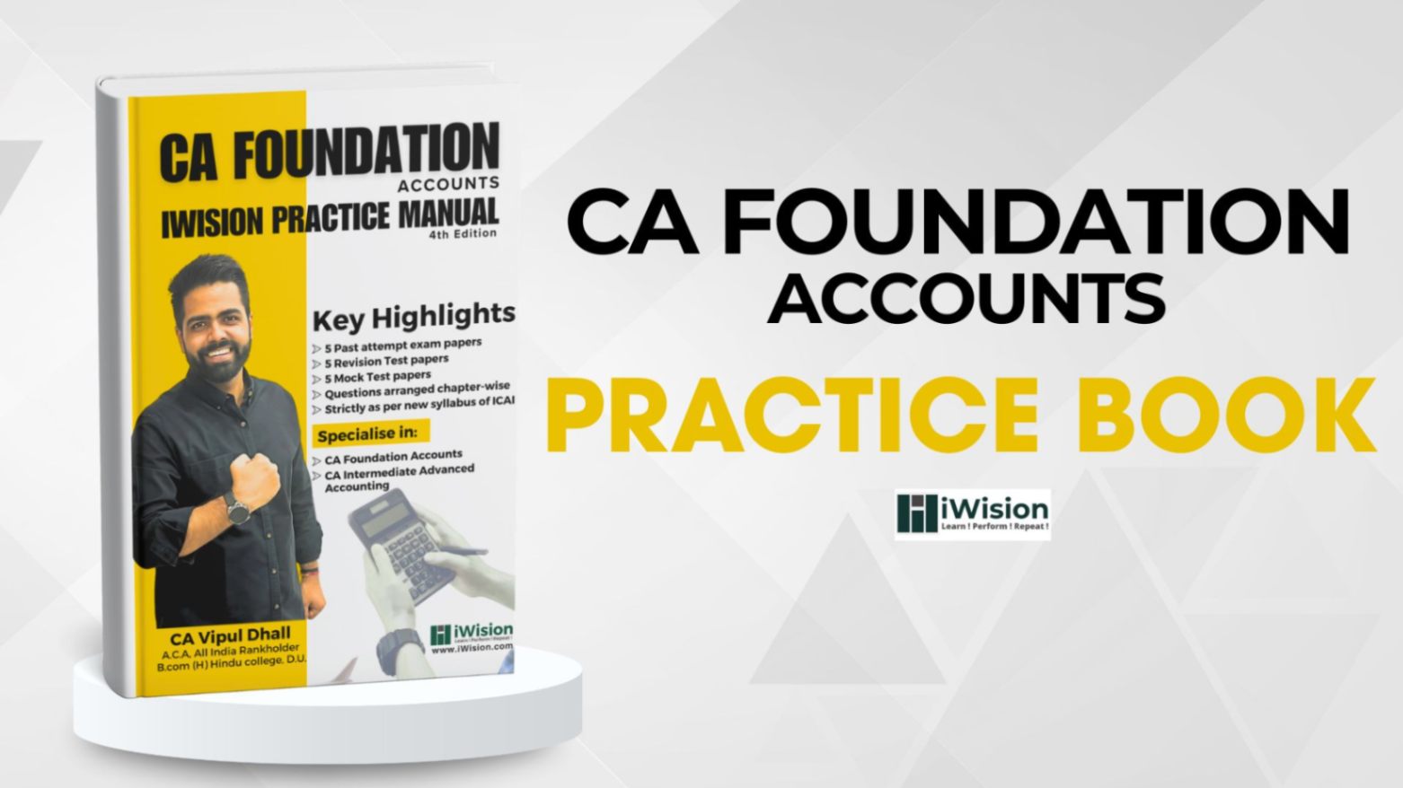CA Foundation Accounts - Practice Book (IPM)