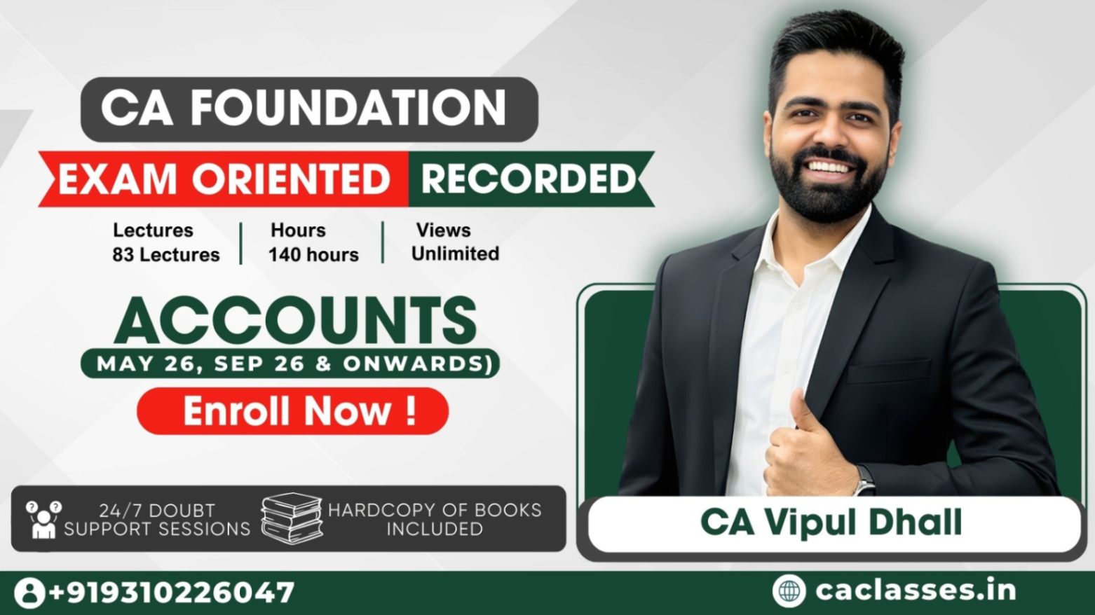 CA Foundation Accounts - Exam Oriented Batch