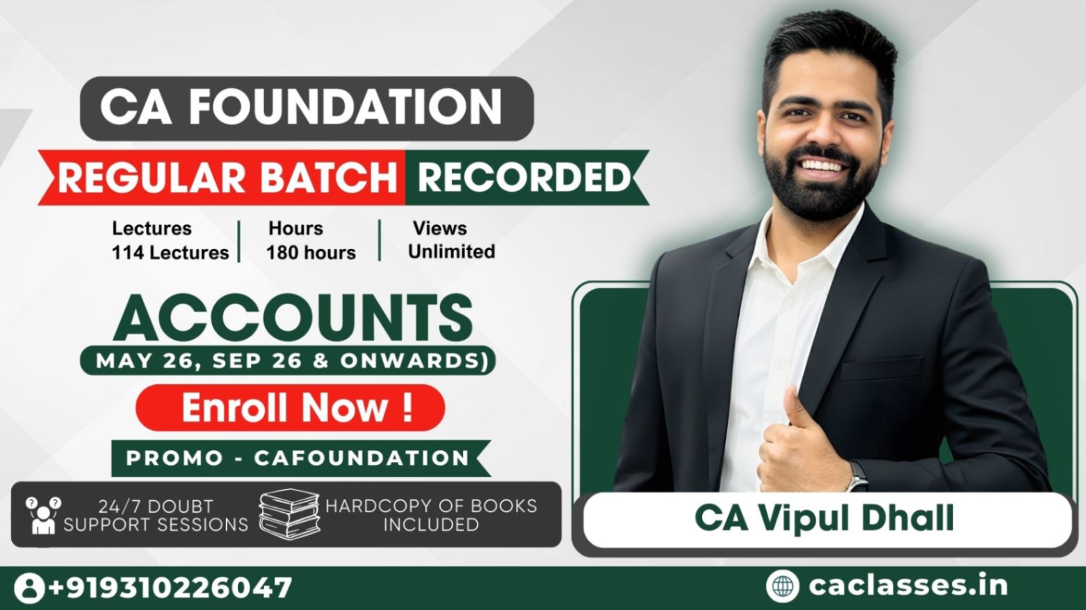 CA Foundation Accounts - Regular Batch