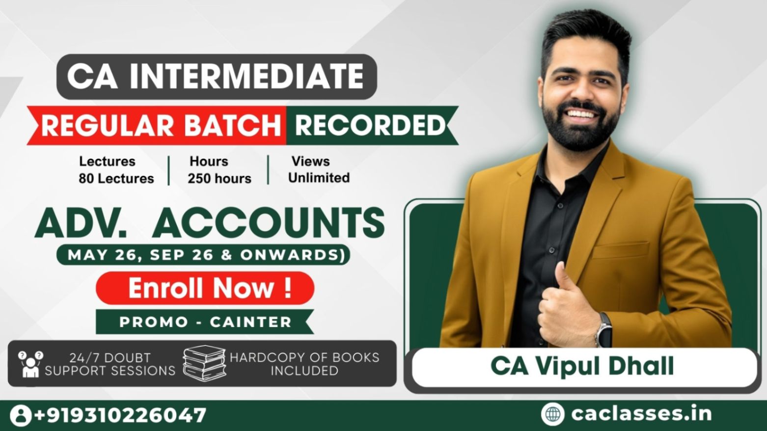 CA Inter Advanced Accounting - Regular Batch