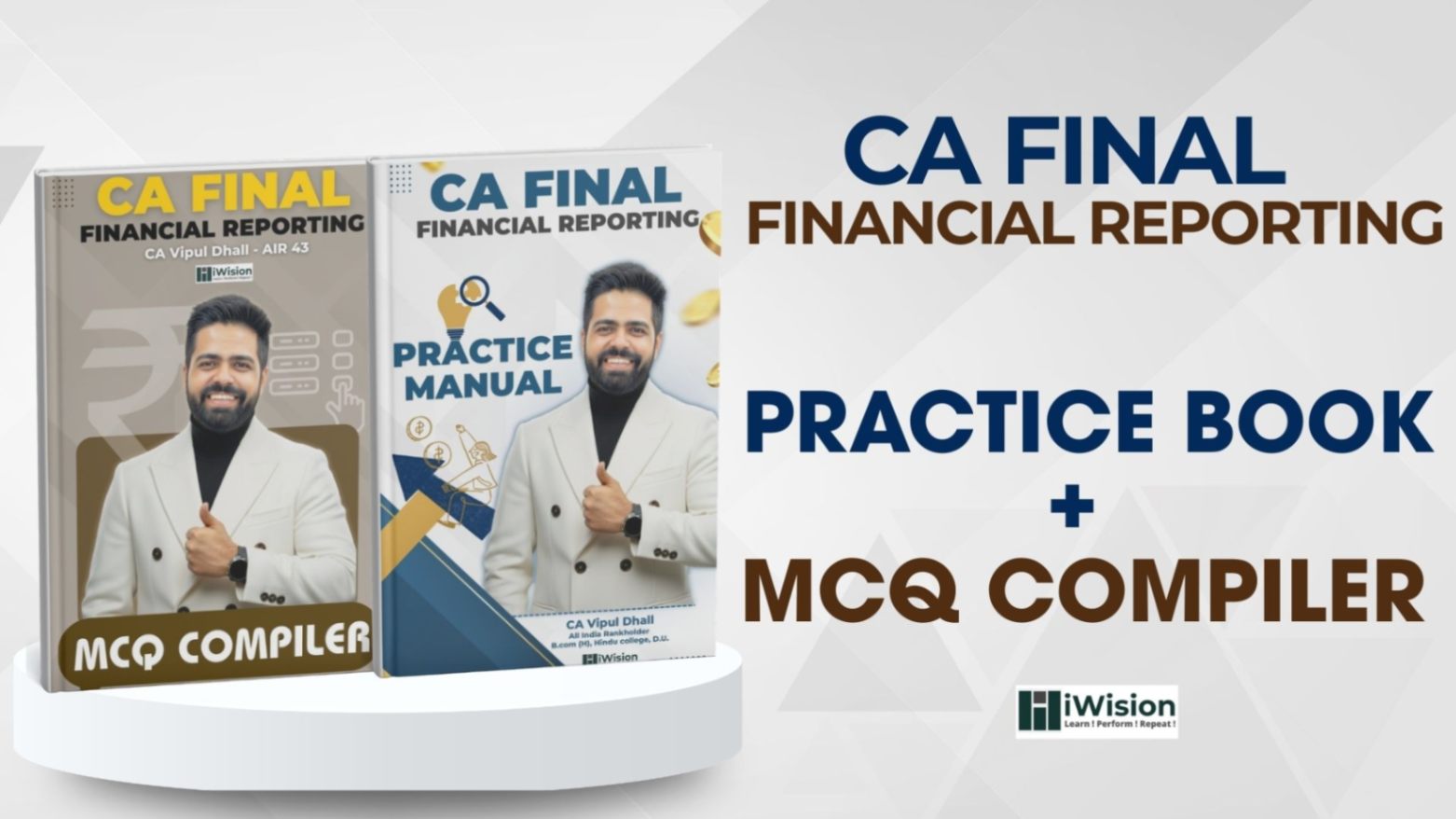 CA Final Financial Reporting - Practice Book (IPM) + MCQ Compiler